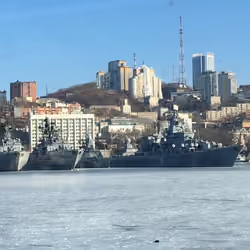 The port of Vladivostok
