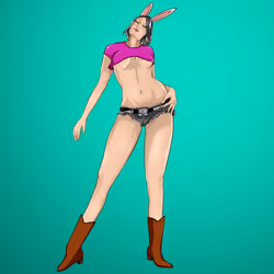 Buckle Bunny #1242