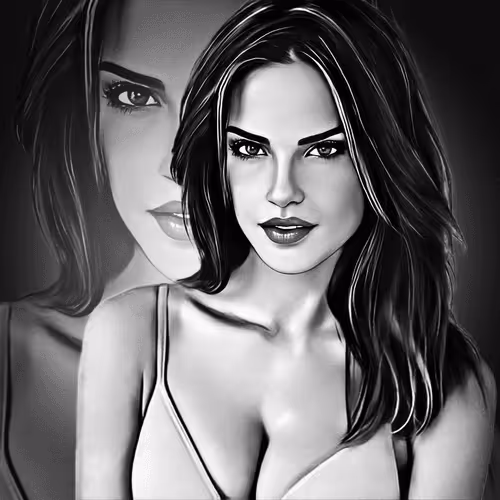 BWFB - Black & White Famous Beauties