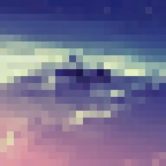 Twenty Four Pixel Mountain #45