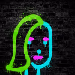 Neon Graffiti Punk #29
