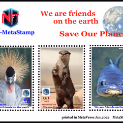 We are friends on the earth  Save the Earth!