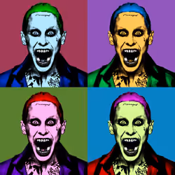 Joker / Jared Leto / Andy Warhol Style