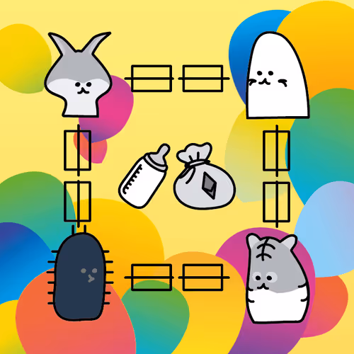 Very Long Monochrome Animal Baby