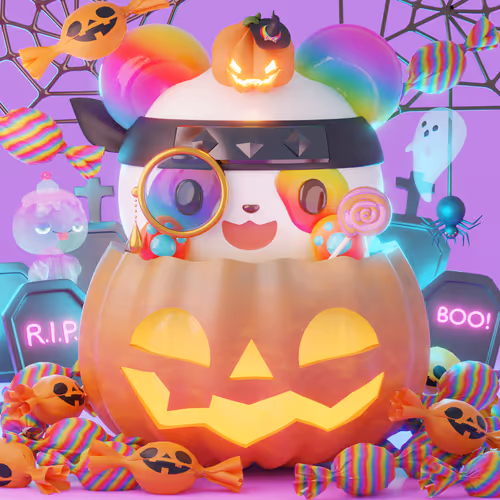 CNPcakeEX #00040 Halloween2022-Leelee Rainbow OM Special Edition