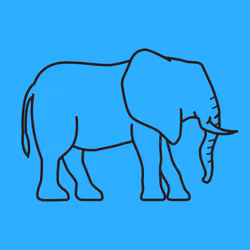 Outline Elephant