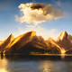 Lake and Mountains 