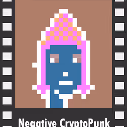 Negative CryptoPunk # 7149