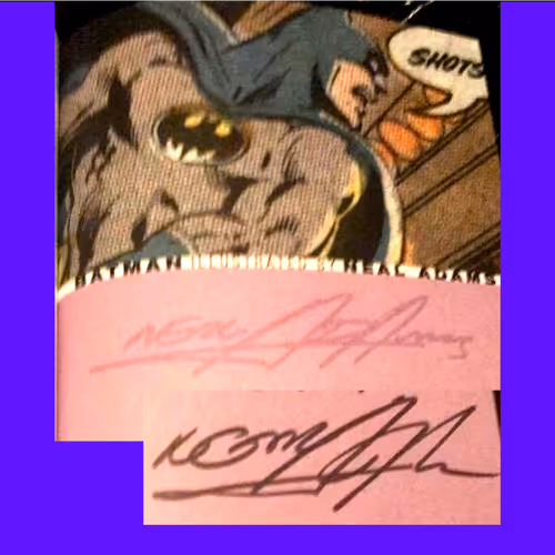 Batman 2013 Novel Signed Illustrated By Neal Adams #11