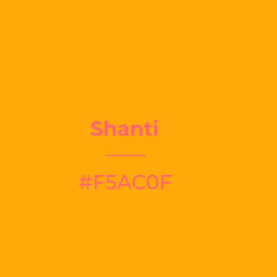 Shanti #f5ac0f