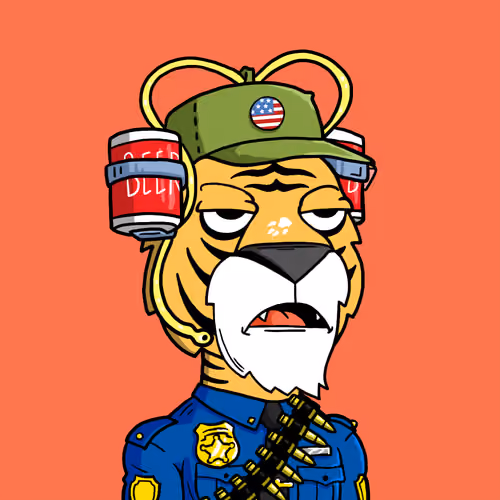 Grouchy Tiger Social Club #8274