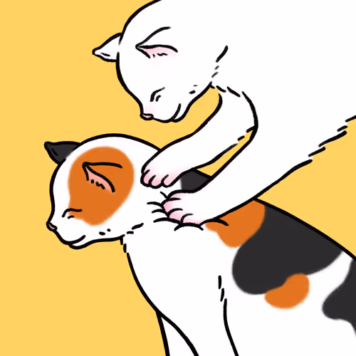 Catherapy #26 cat massages cat