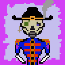 #00007 Skull Pirate