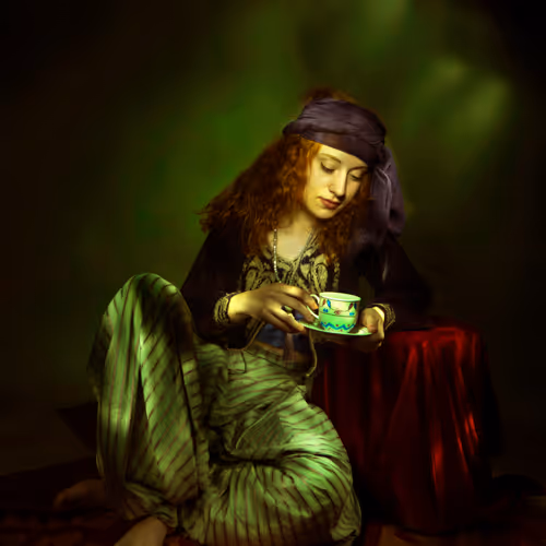 Canvas Caw /Turkish Coffee