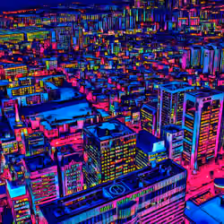 Colorful city#126