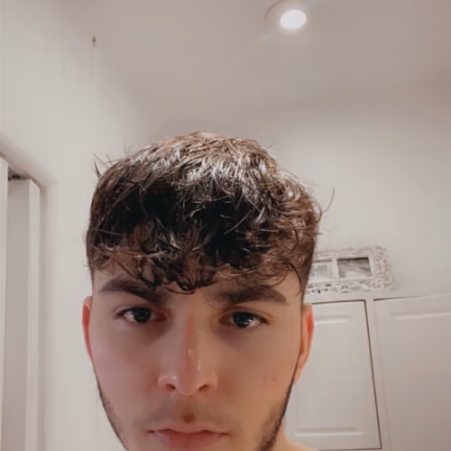 Alfie out of the shower