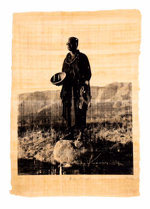 Justin Aversano - King of Cups - Physical Tarot Scroll - 3/3