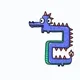 The dragon is exhausted