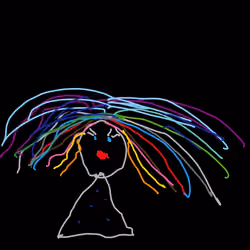 Rainbow Princess Girl