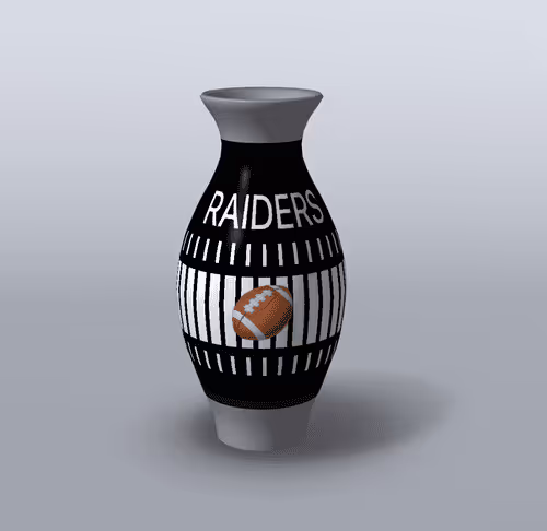 Raiders Football Ceramics