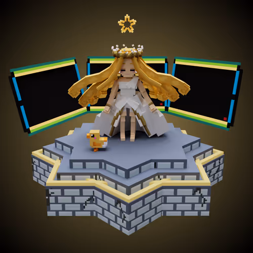 Voxelflowerfanart