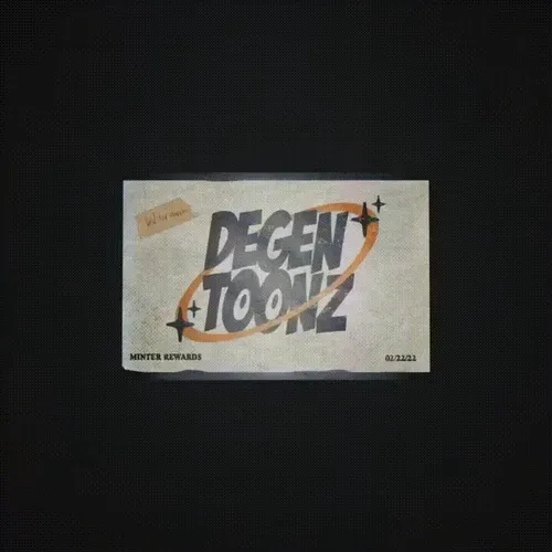DEGEN TOONZ      COLLECTlON OFFlClAL