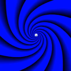 Blue illusion