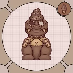 Soft Ice Cream Digigon (A) #017