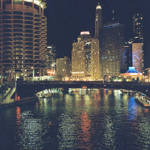 Chicago City by Night