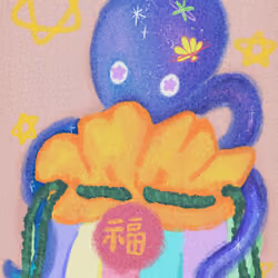 Lucky Space Octopus