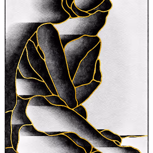 Graphite And Gold
