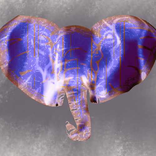 Painted Elephant #16