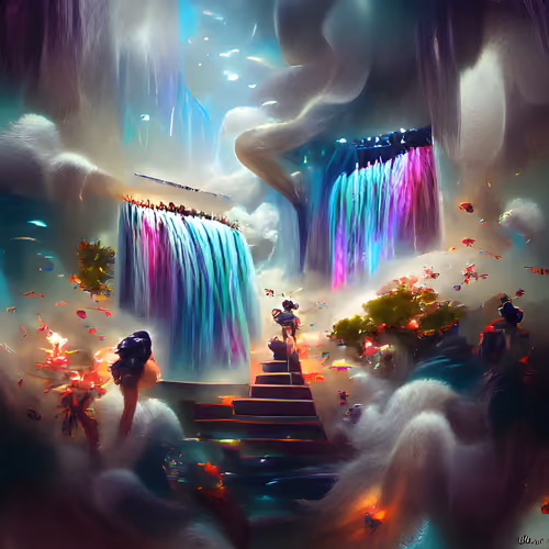 Waterfall of Fantasy Dreams