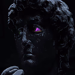 Grayscale michelangelo's david #38