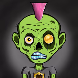 OG Guilded Gamer Zombie