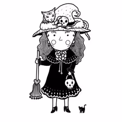 Witch cat girl_ARS56