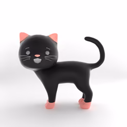 3D Mooncat #02