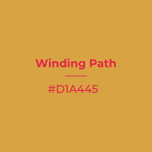 Winding Path #d1a445