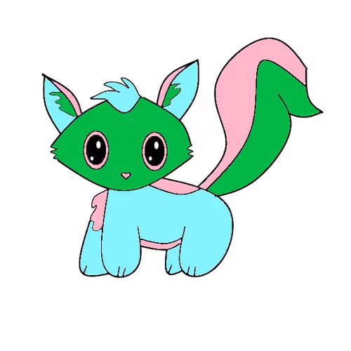 crypto skunk multicolored