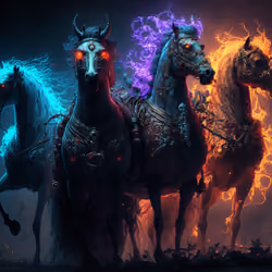 Horror knights horses #xx