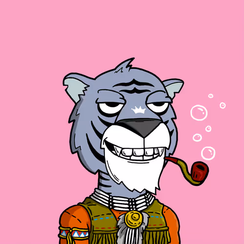 Grouchy Tiger Social Club #3136