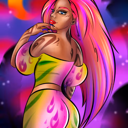 Parrot girl