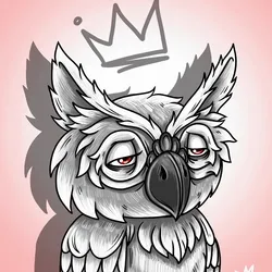 The Great Sacred Glitch Owl