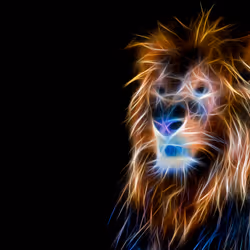 Neon Lion