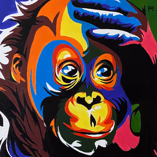 pensive ape