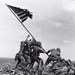 #8 Flag Raising On Iwo Jima, Joe Rosenthal, 1945