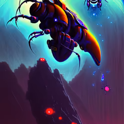 "Cyber bee" by AK_arthouse