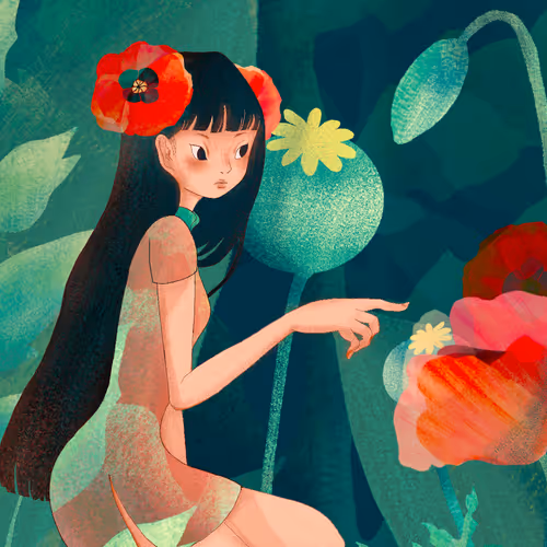 Papaver Rhoeas Girl