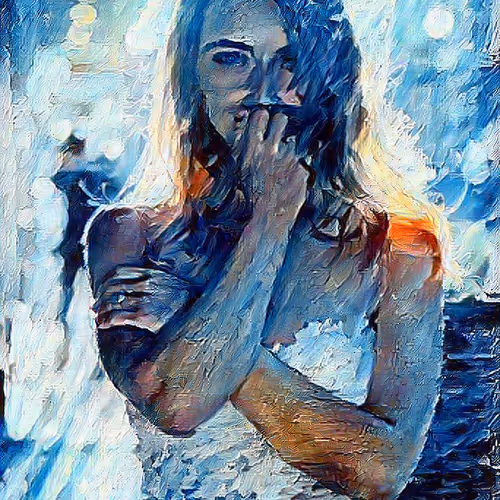 Dripping Blue