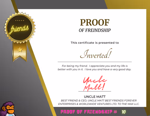 Proof of Friendship